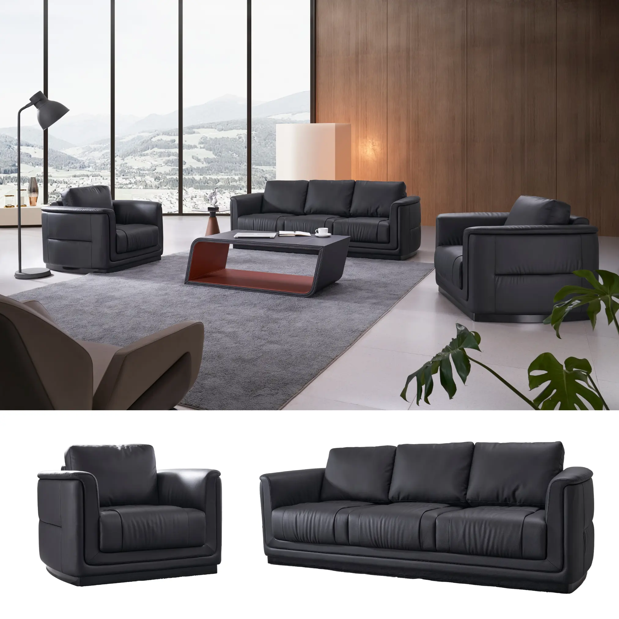 Bộ Ghế Sofa da cao cấp Vito SF222