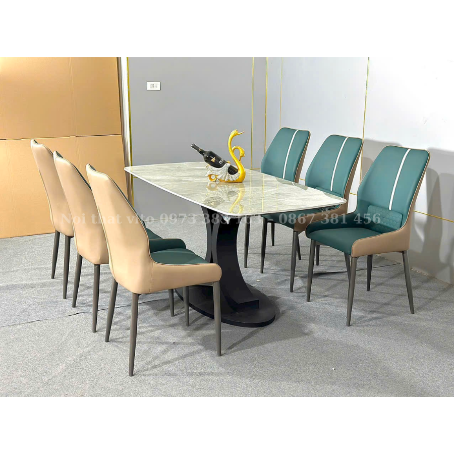 BỘ BÀN ĂN 6 GHẾ NHẬP KHẨU VITO BGAV-BGA2408 2 Bộ bàn ăn 6 ghế nhập khẩu Vito BGAV-BGA2408 - Ảnh 2