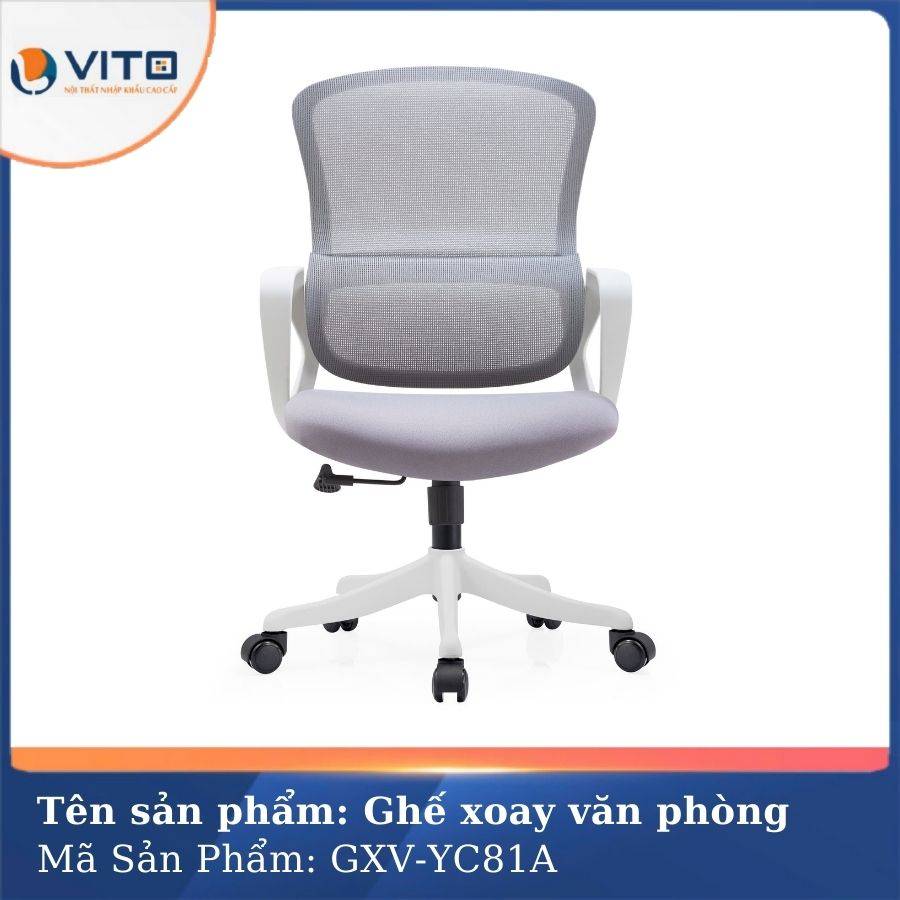 GHẾ XOAY VĂN PHÒNG VITO GXV-YC81A 2 Ghế xoay văn phòng Vito GXV-YC81A - Ảnh 2