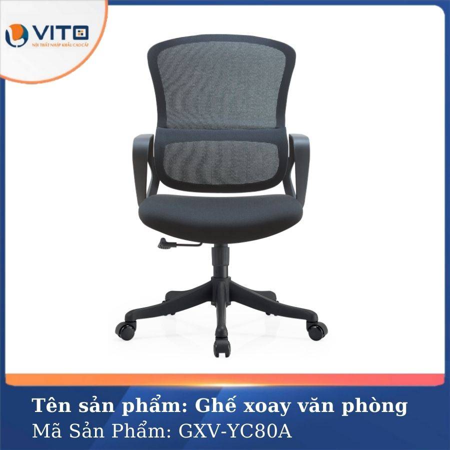 GHẾ XOAY VĂN PHÒNG VITO GXV-YC80A 2 Ghế xoay văn phòng Vito GXV-YC80A - Ảnh 2