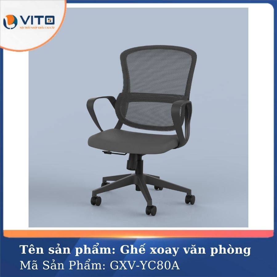 GHẾ XOAY VĂN PHÒNG VITO GXV-YC80A 7 Ghế xoay văn phòng Vito GXV-YC80A - Ảnh 7