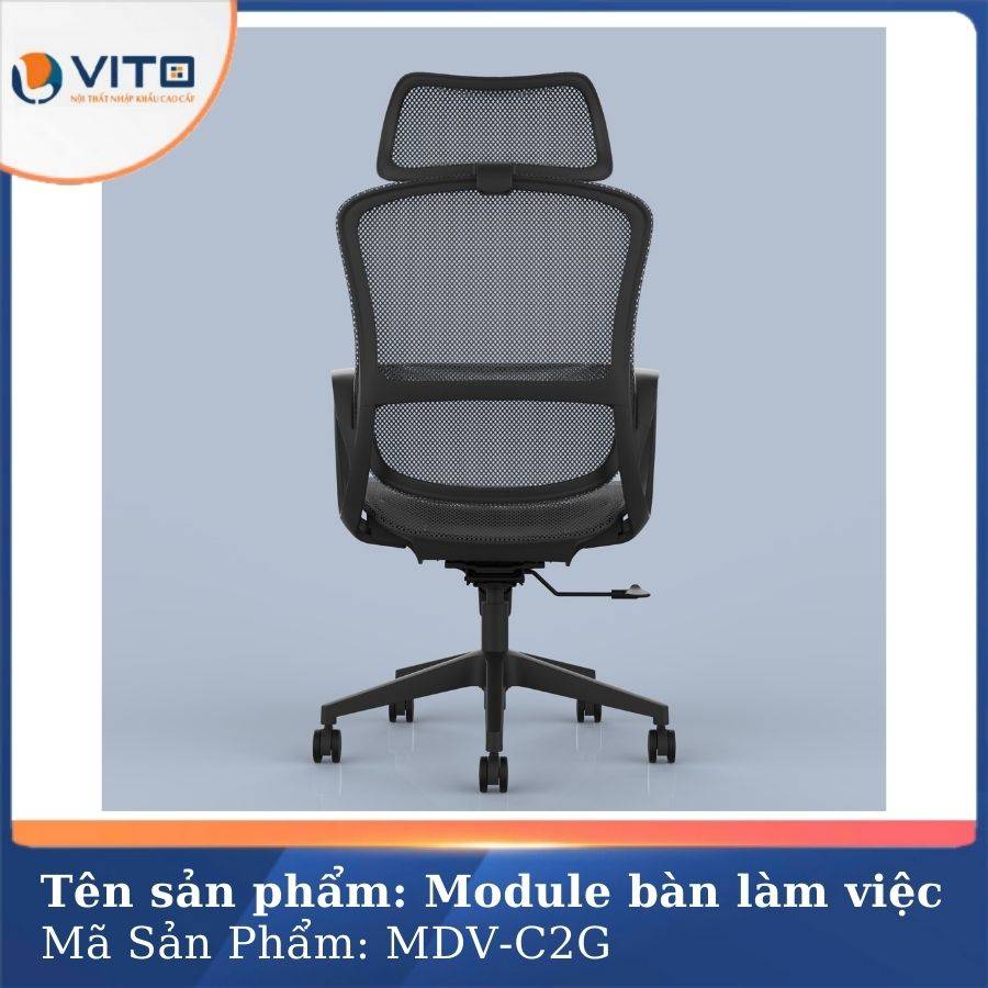 GHẾ XOAY VĂN PHÒNG VITO GXV-YC80B 6 Ghế xoay văn phòng Vito GXV-YC80B - Ảnh 6