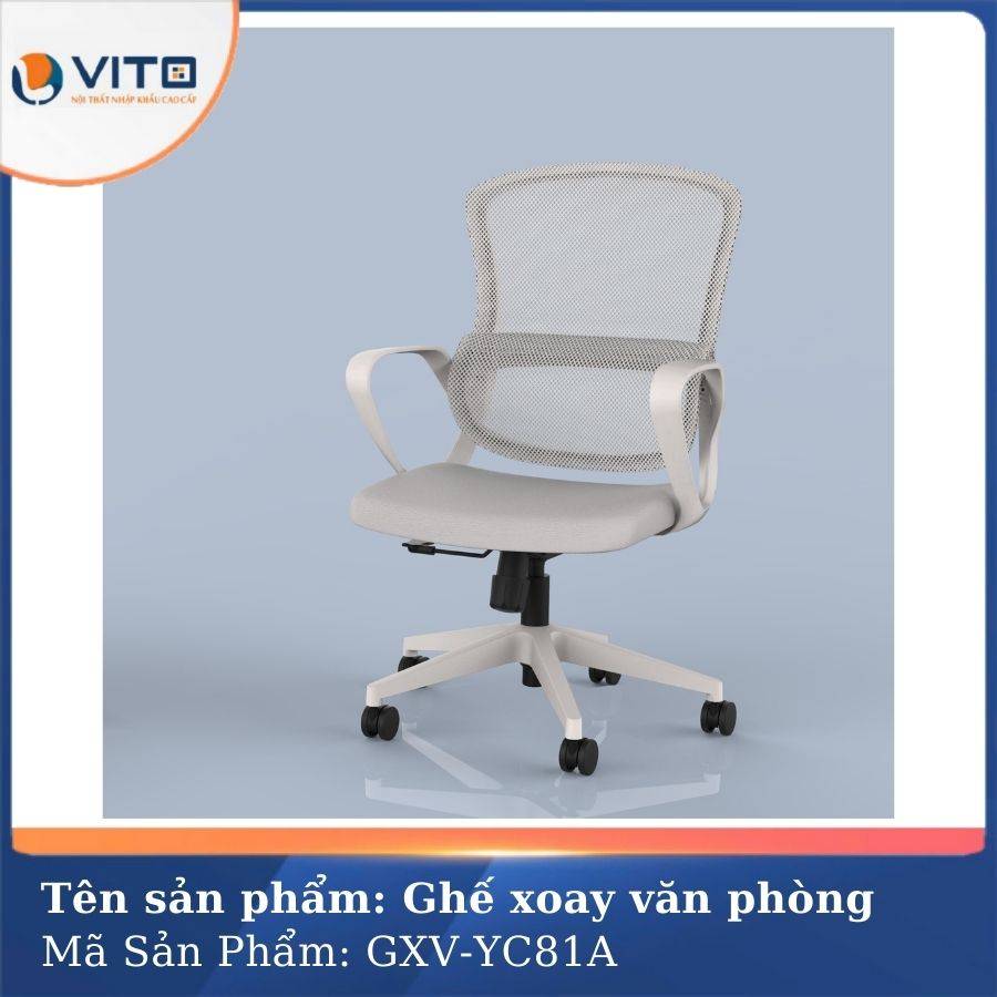 GHẾ XOAY VĂN PHÒNG VITO GXV-YC81A 6 Ghế xoay văn phòng Vito GXV-YC81A - Ảnh 6