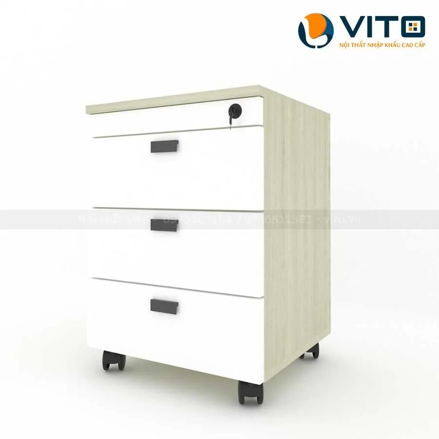 Hộc tủ di động 3 ngăn HTV-HT17