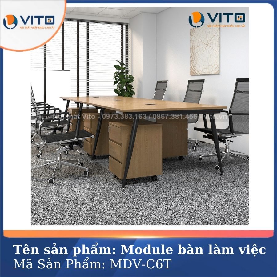 BÀN HỌP VĂN PHÒNG CHÂN CÔN BHV-HC6T 5 Bàn họp văn phòng chân côn BHV-HC6T - Ảnh 5