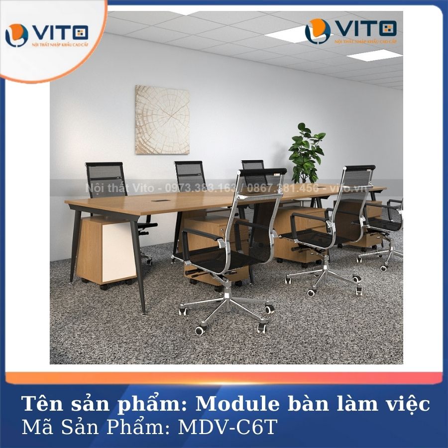 BÀN HỌP VĂN PHÒNG CHÂN CÔN BHV-HC6T 3 Bàn họp văn phòng chân côn BHV-HC6T - Ảnh 3