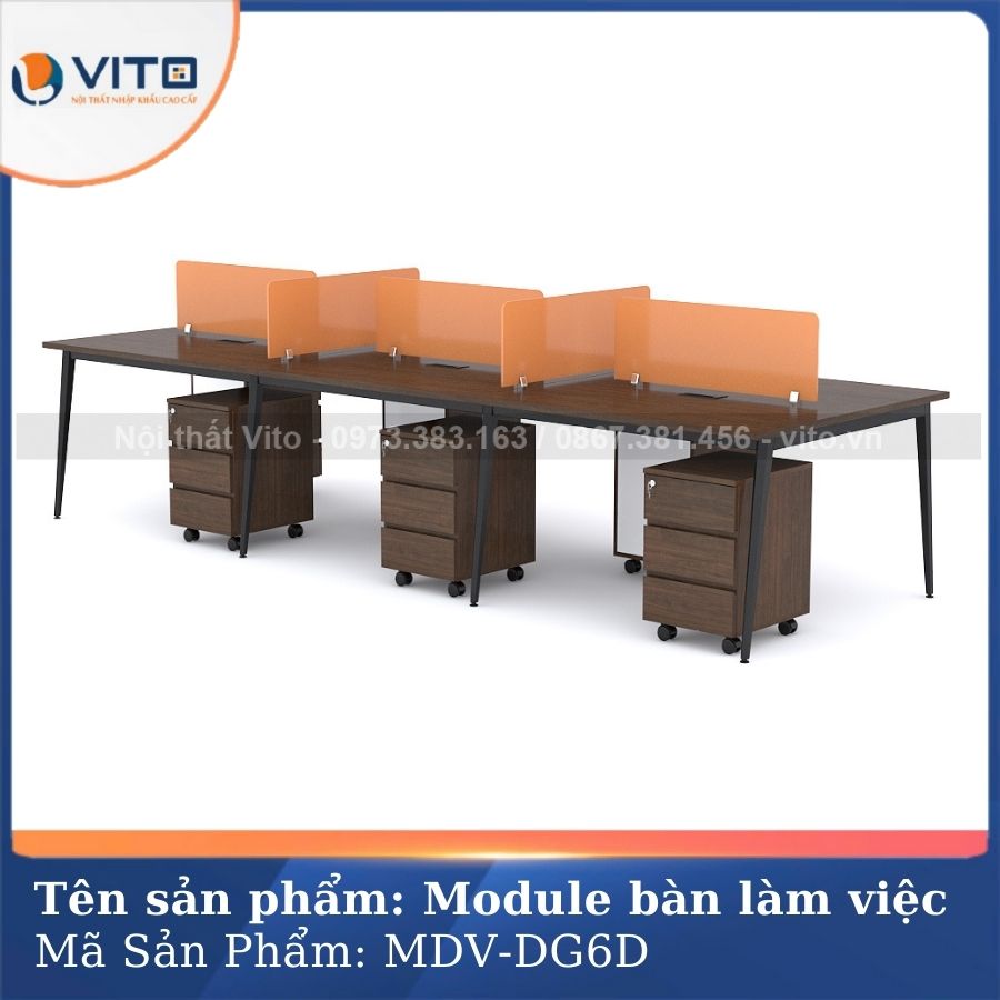 ban van phong chan da giac 80