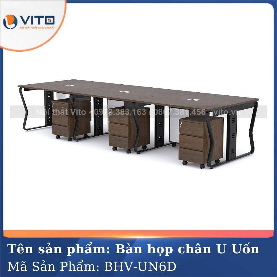 Bàn họp văn phòng chân U Uốn BHV-UN6D