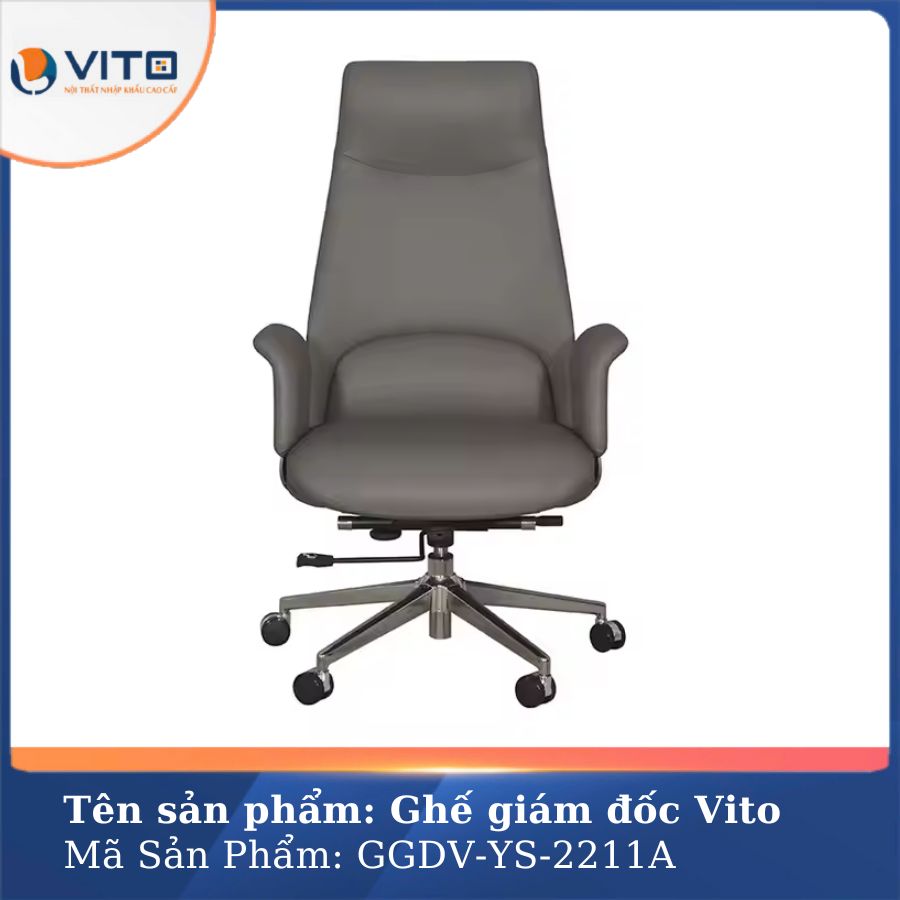 GHẾ GIÁM ĐỐC VITO GGDV-YS-2211A 2 Ghế giám đốc Vito GGDV-YS-2211A - Ảnh 2
