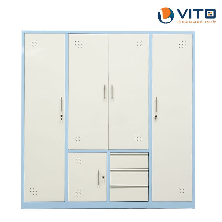 Tủ sắt đựng quần áo TSA-QA02