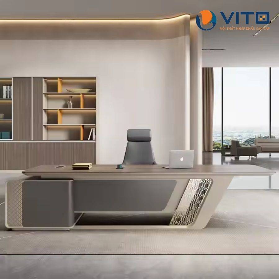 Bàn lãnh đạo đẹp Vito BLDV-B618