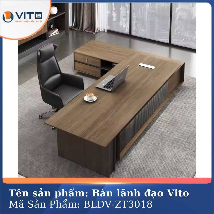 BÀN LÃNH ĐẠO VITO BLDV-ZT3018 4 Bàn lãnh đạo Vito BLDV-ZT3018 - Ảnh 4