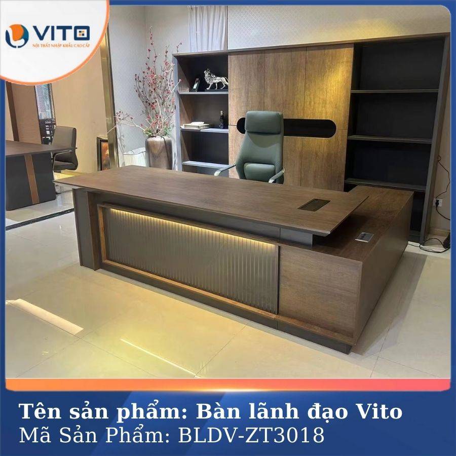 BÀN LÃNH ĐẠO VITO BLDV-ZT3018 5 Bàn lãnh đạo Vito BLDV-ZT3018 - Ảnh 5
