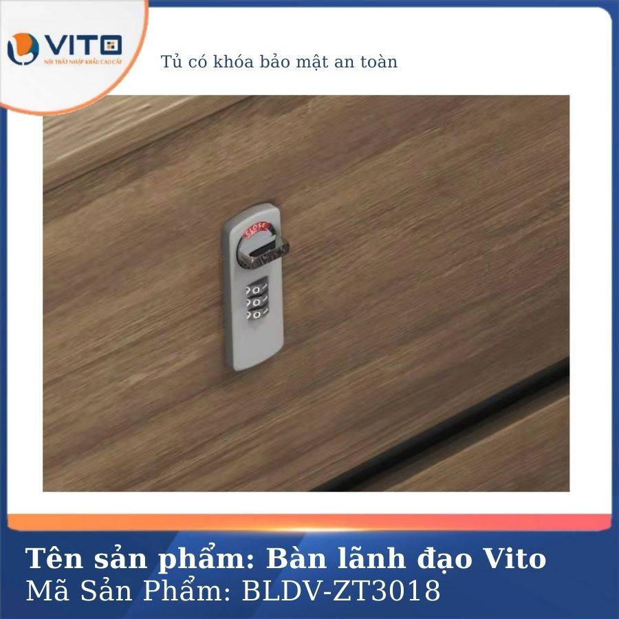 BÀN LÃNH ĐẠO VITO BLDV-ZT3018 7 Bàn lãnh đạo Vito BLDV-ZT3018 - Ảnh 7