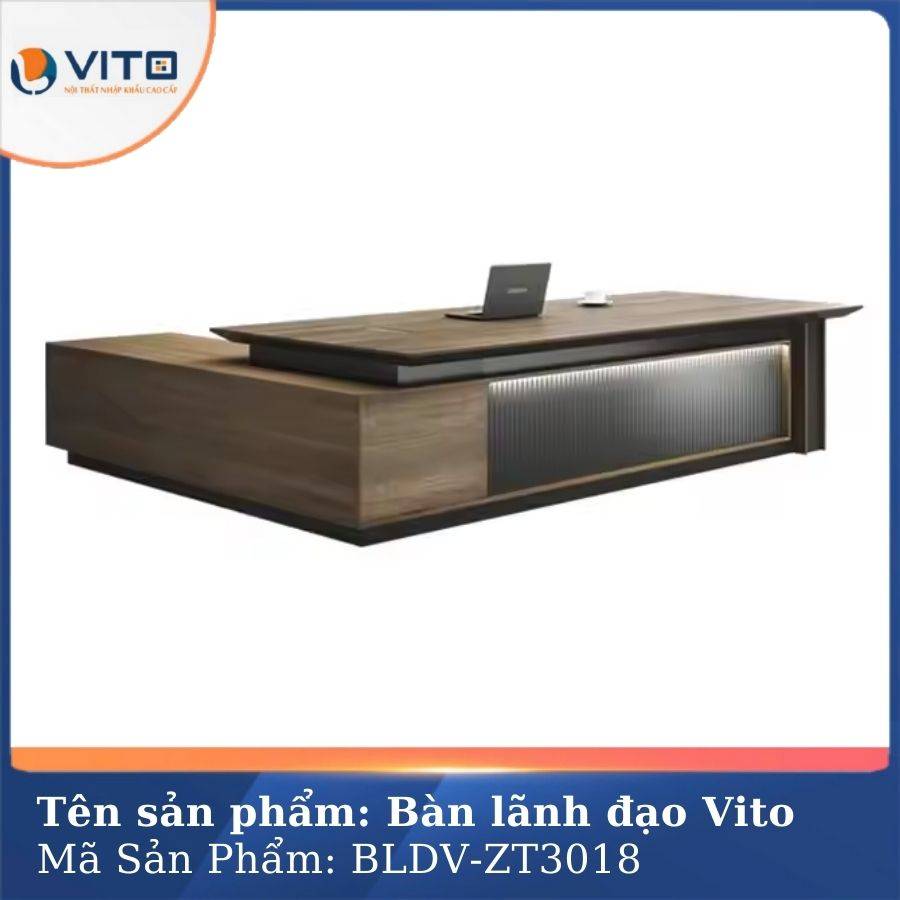 BÀN LÃNH ĐẠO VITO BLDV-ZT3018 2 Bàn lãnh đạo Vito BLDV-ZT3018 - Ảnh 2