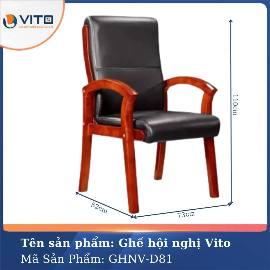 GHẾ HỘI NGHỊ VITO GHNV-D81 2 Ghế hội nghị Vito GHNV-D81 - Ảnh 2