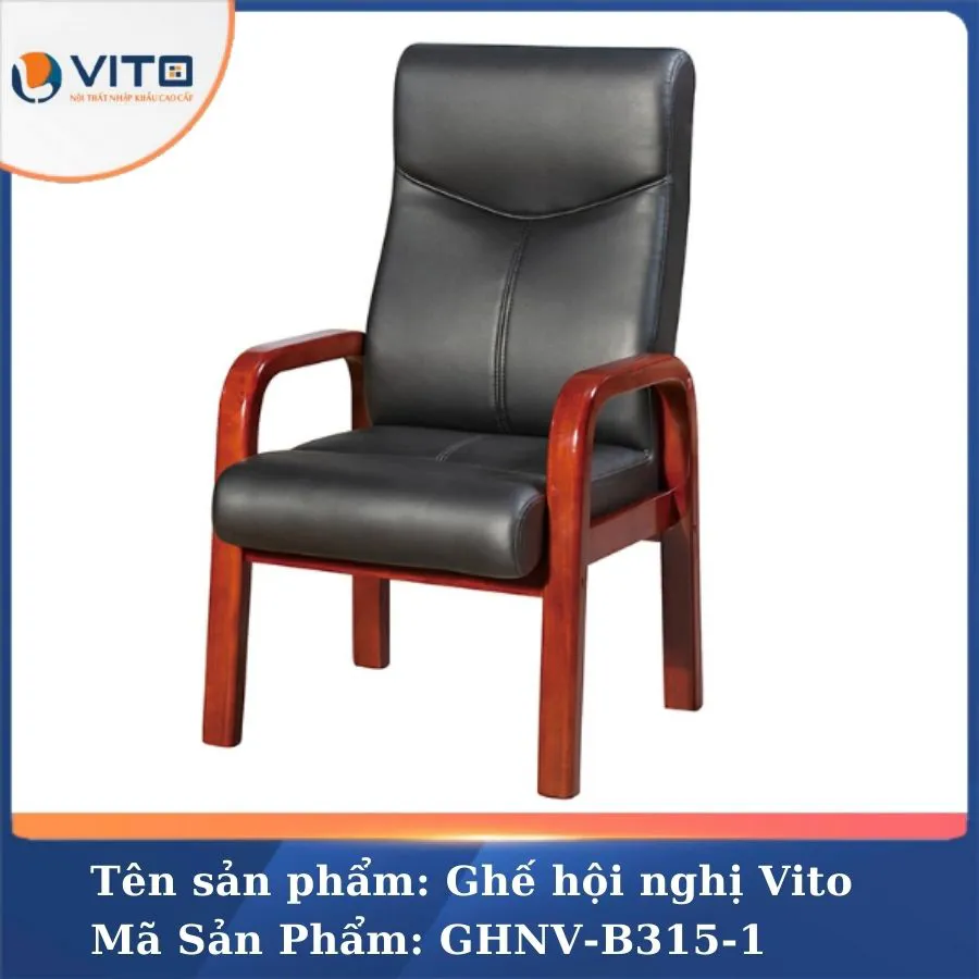 GHẾ HỘI NGHỊ VITO GHNV-B315-1 2 Ghế hội nghị Vito GHNV-B315-1 - Ảnh 2