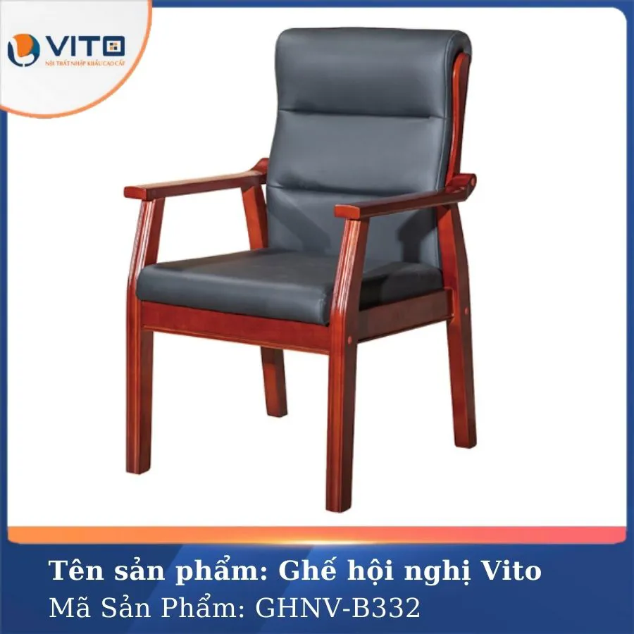GHẾ HỘI NGHỊ VITO GHNV-B332 2 Ghế hội nghị Vito GHNV-B332 - Ảnh 2