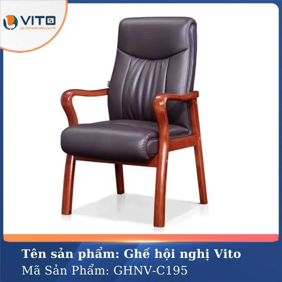 GHẾ HỘI NGHỊ VITO GHNV-C195 4 Ghế hội nghị Vito GHNV-C195 - Ảnh 4