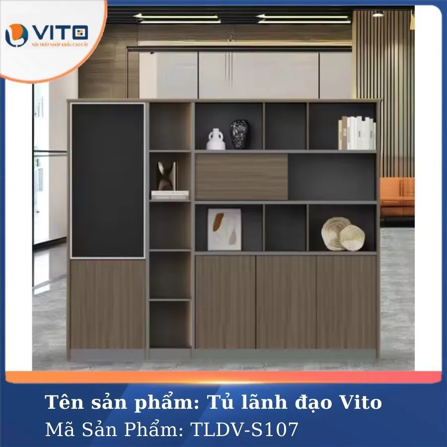 TỦ LÃNH ĐẠO VITO TLDV-S107 3 Tủ lãnh đạo Vito TLDV-S107 - Ảnh 3