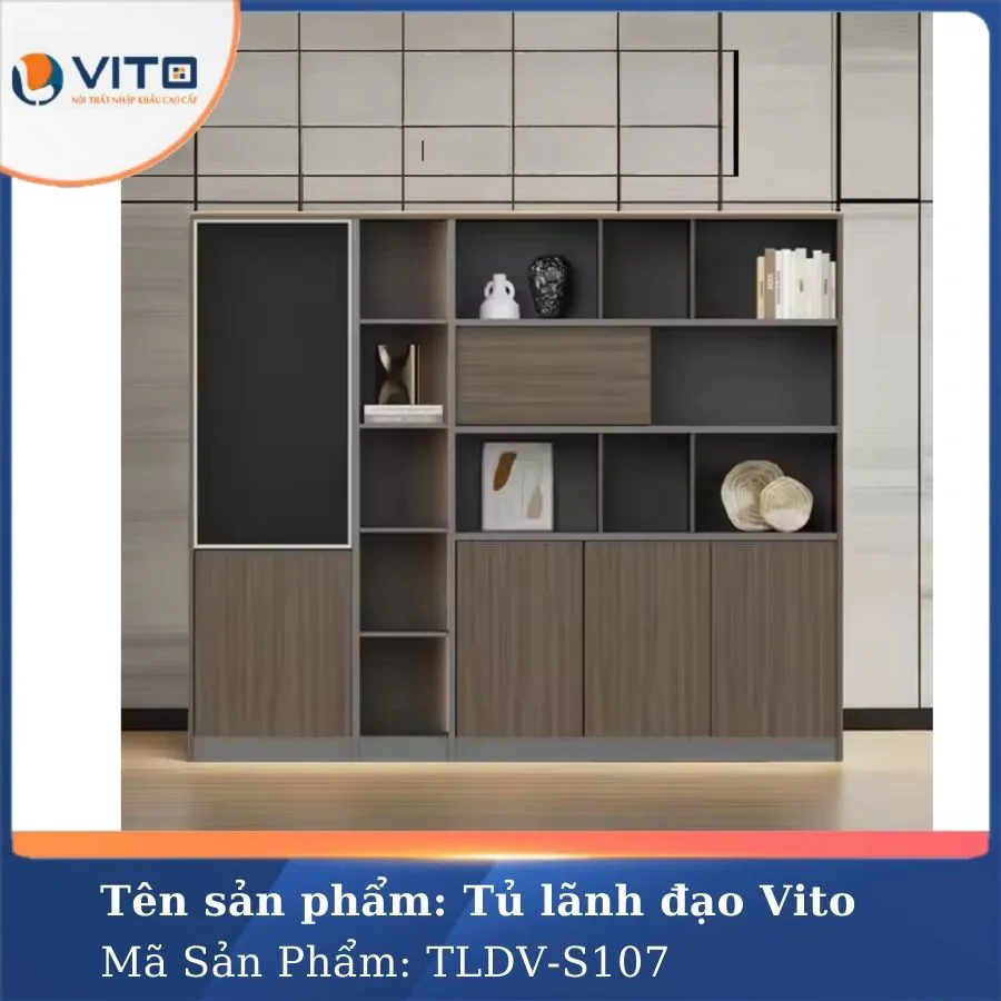 TỦ LÃNH ĐẠO VITO TLDV-S107 4 Tủ lãnh đạo Vito TLDV-S107 - Ảnh 4