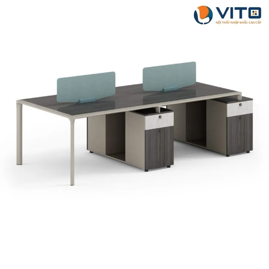 Module bàn làm việc 4 người MDV-Z68-2612