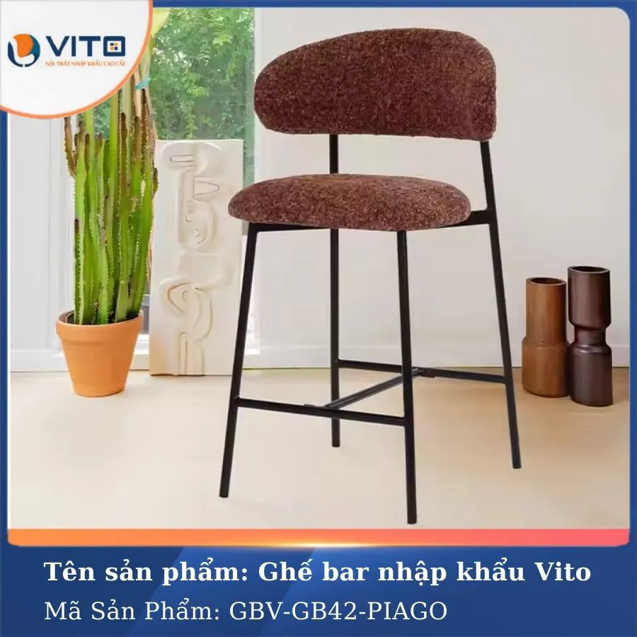 GHẾ BAR GBV-GB42 PIAGO 7 Ghế bar GBV-GB42 PIAGO - Ảnh 7