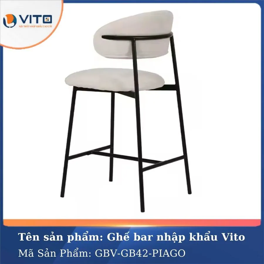 GHẾ BAR GBV-GB42 PIAGO 6 Ghế bar GBV-GB42 PIAGO - Ảnh 6