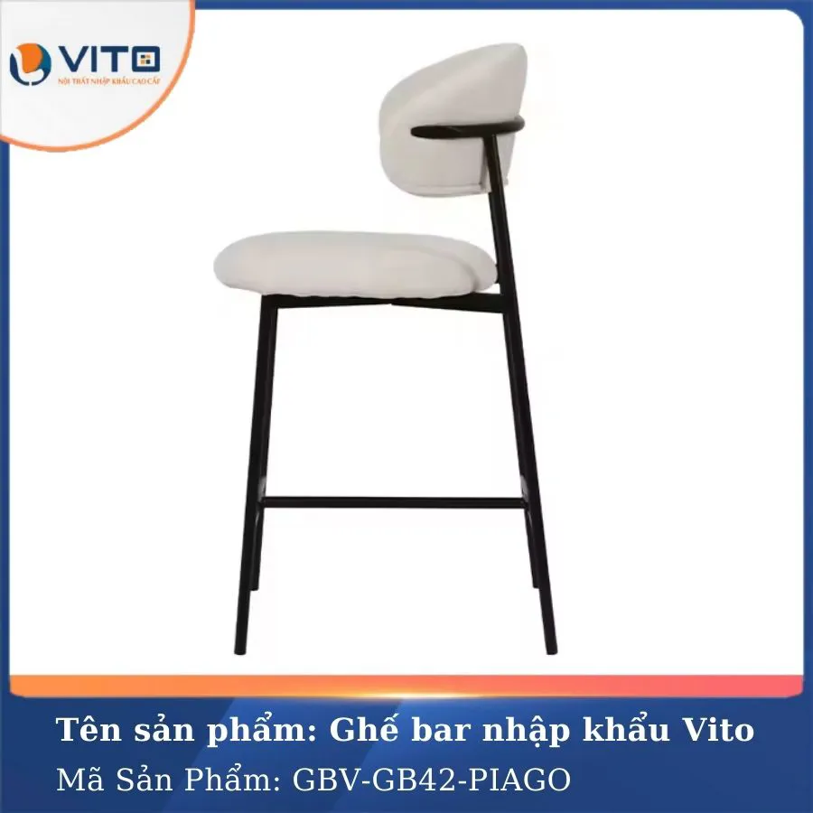 GHẾ BAR GBV-GB42 PIAGO 4 Ghế bar GBV-GB42 PIAGO - Ảnh 4