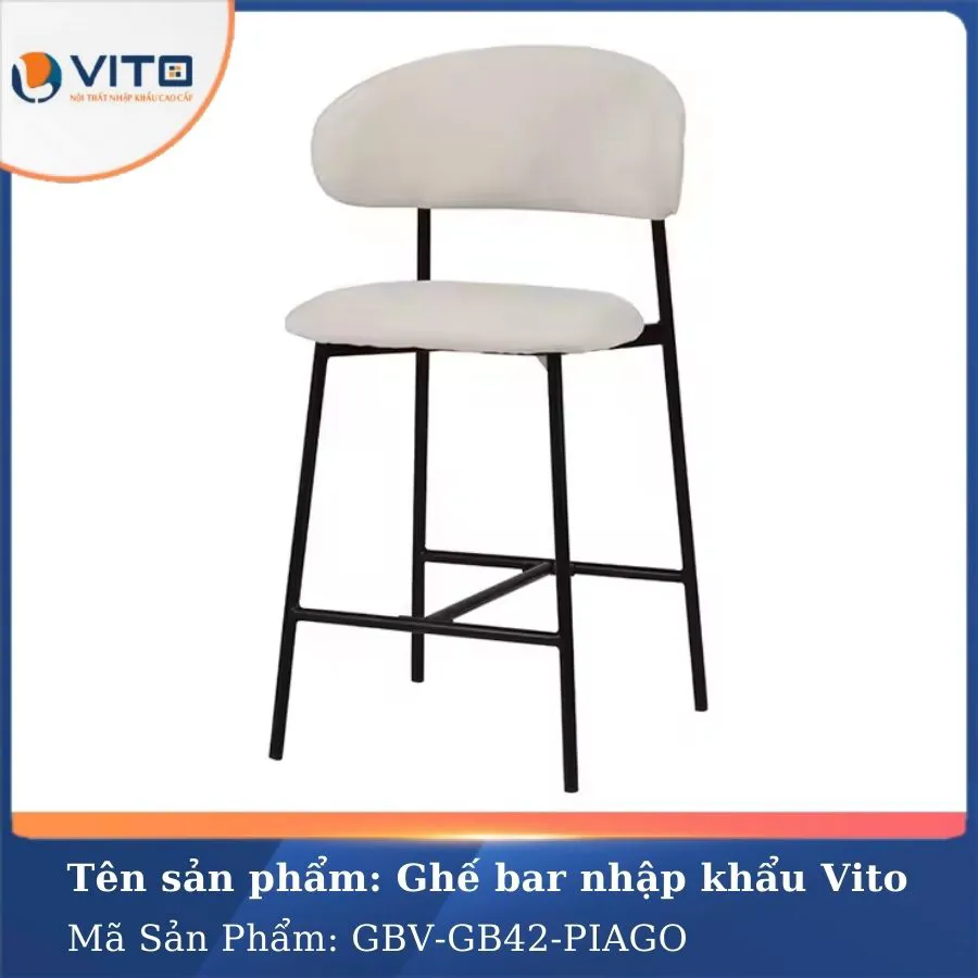GHẾ BAR GBV-GB42 PIAGO 3 Ghế bar GBV-GB42 PIAGO - Ảnh 3