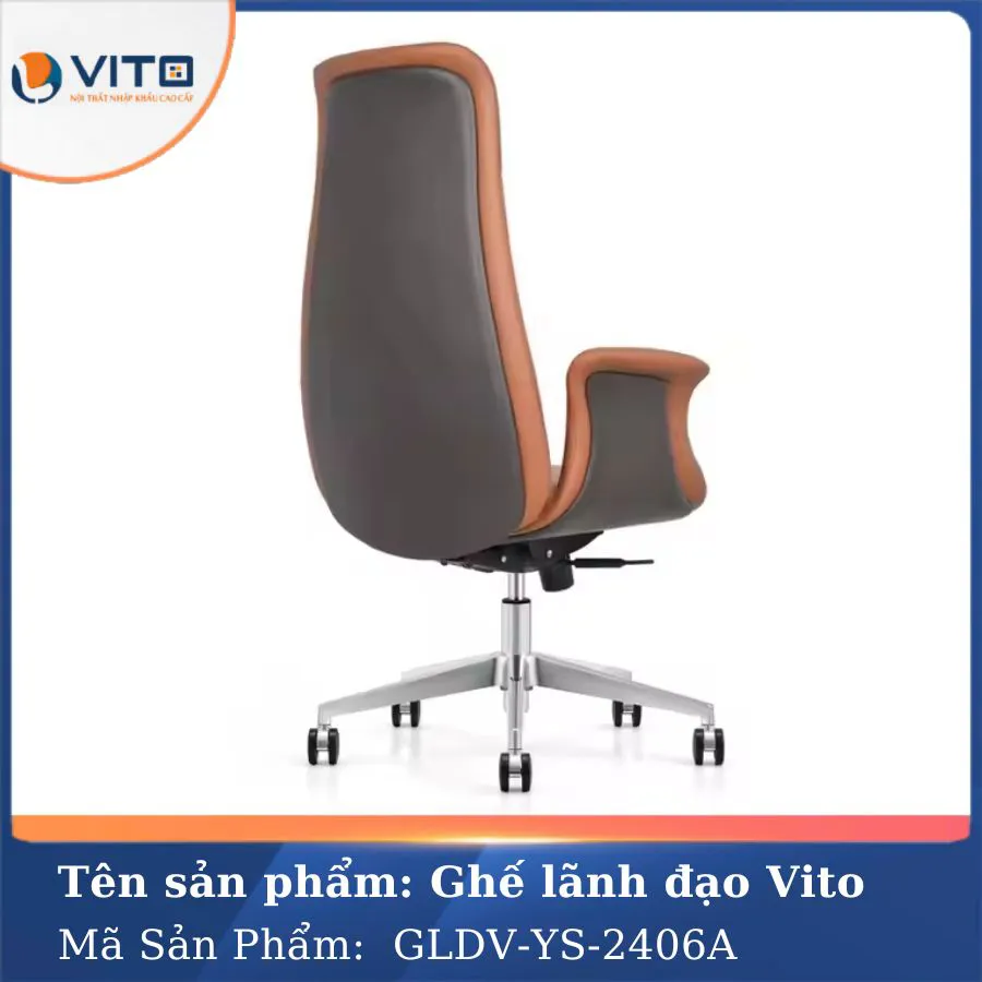 GHẾ LÃNH ĐẠO VITO GLDV-YS-2406A 4 Ghế lãnh đạo Vito GLDV-YS-2406A - Ảnh 4