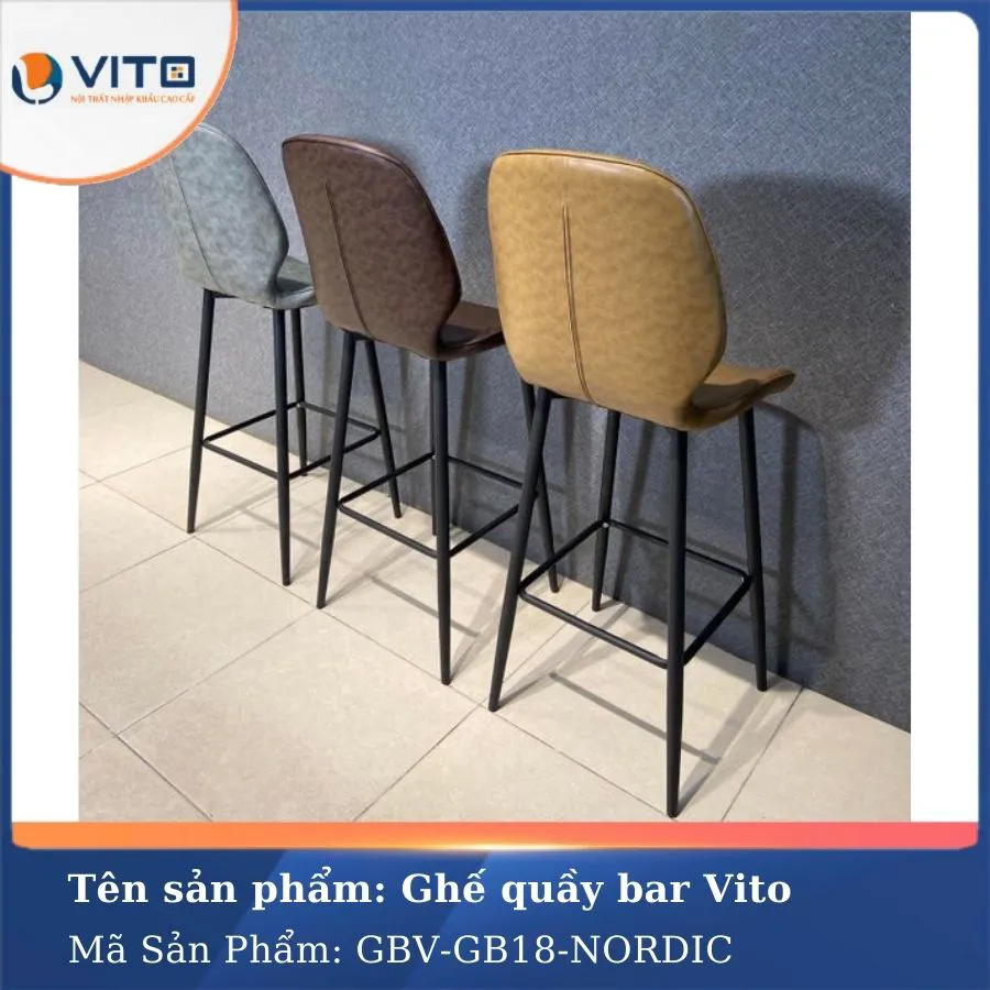 GHẾ QUẦY BAR GBV-GB18 NORDIC 4 Ghế quầy bar GBV-GB18 NORDIC - Ảnh 4