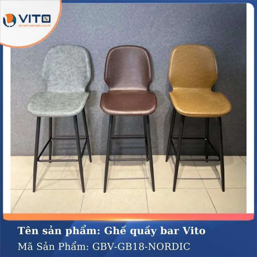 GHẾ QUẦY BAR GBV-GB18 NORDIC 5 Ghế quầy bar GBV-GB18 NORDIC - Ảnh 5