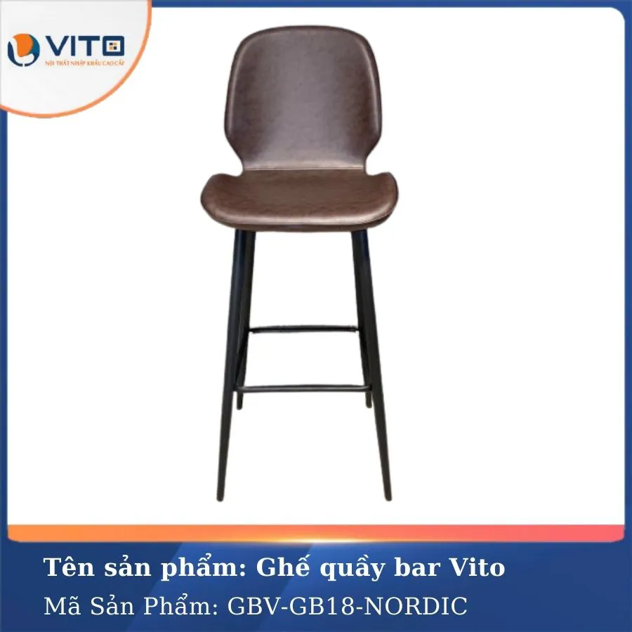 GHẾ QUẦY BAR GBV-GB18 NORDIC 2 Ghế quầy bar GBV-GB18 NORDIC - Ảnh 2