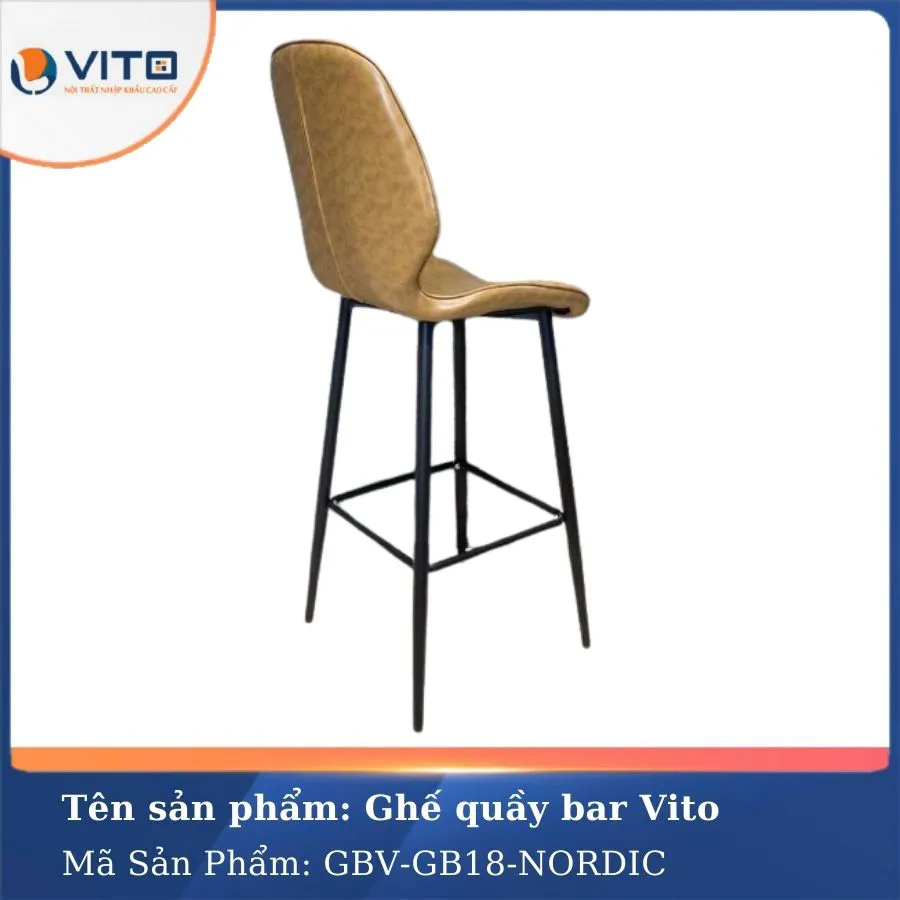 GHẾ QUẦY BAR GBV-GB18 NORDIC 3 Ghế quầy bar GBV-GB18 NORDIC - Ảnh 3