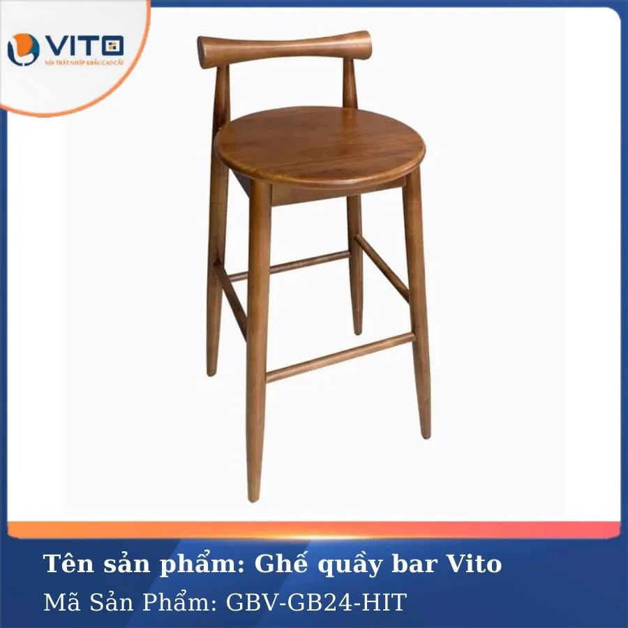 GHẾ BAR VITO GBV-GB24 HIT 3 Ghế bar Vito GBV-GB24 HIT - Ảnh 3