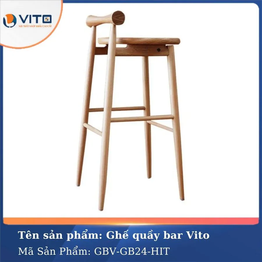 GHẾ BAR VITO GBV-GB24 HIT 2 Ghế bar Vito GBV-GB24 HIT - Ảnh 2