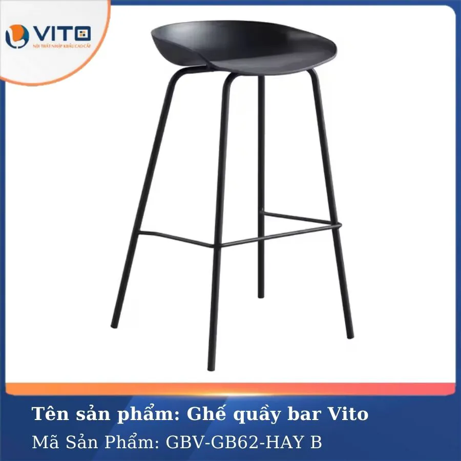 GHẾ BAR NHẬP KHẨU GBV-GB62 HAY B 2 Ghế bar nhập khẩu GBV-GB62 HAY B - Ảnh 2