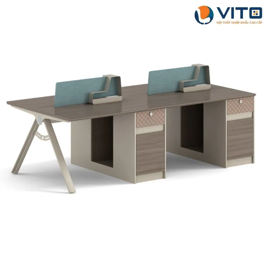Module bàn làm việc 4 người MDV-Z66A-2412