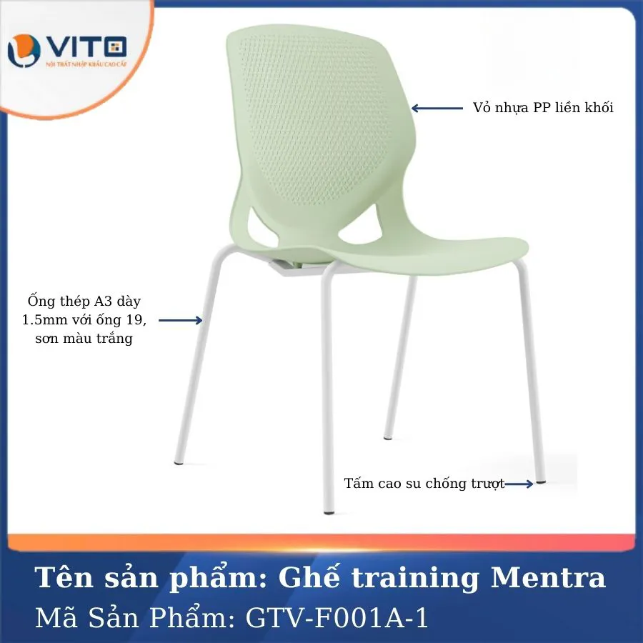 GHẾ TRAINING MENTRA GTV-F001B-1 5 Ghế training Mentra GTV-F001B-1 - Ảnh 5