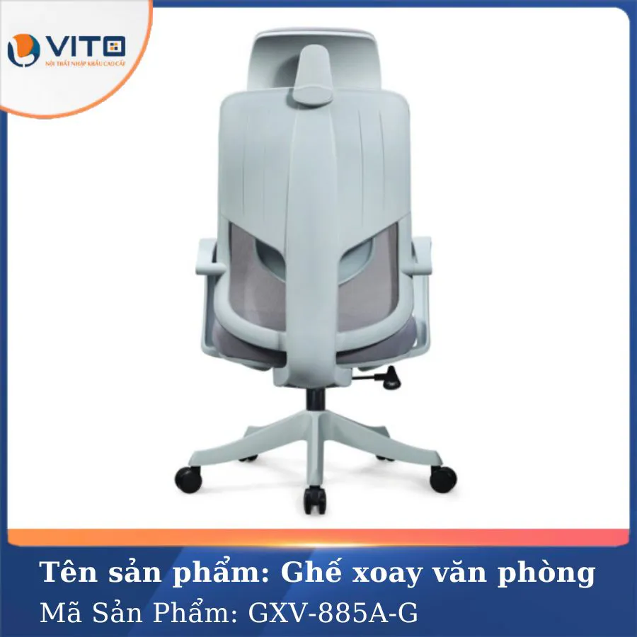 GHẾ XOAY VĂN PHÒNG GXV-885A-G 5 Ghế xoay văn phòng GXV-885A-G - Ảnh 5