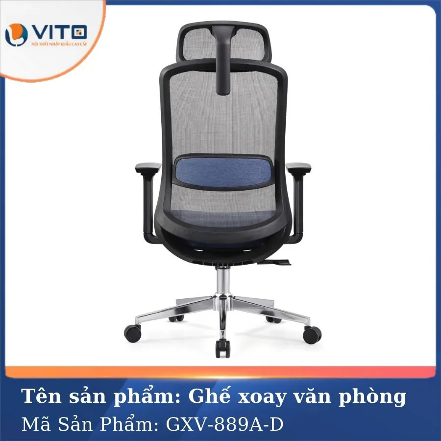 GHẾ XOAY VĂN PHÒNG GXV-889A-D 5 Ghế xoay văn phòng GXV-889A-D - Ảnh 5