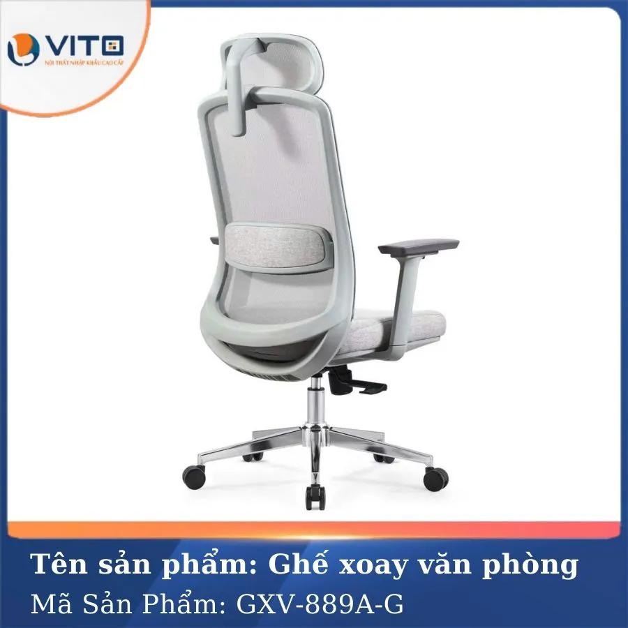 GHẾ XOAY VĂN PHÒNG GXV-889A-G 5 Ghế xoay văn phòng GXV-889A-G - Ảnh 5