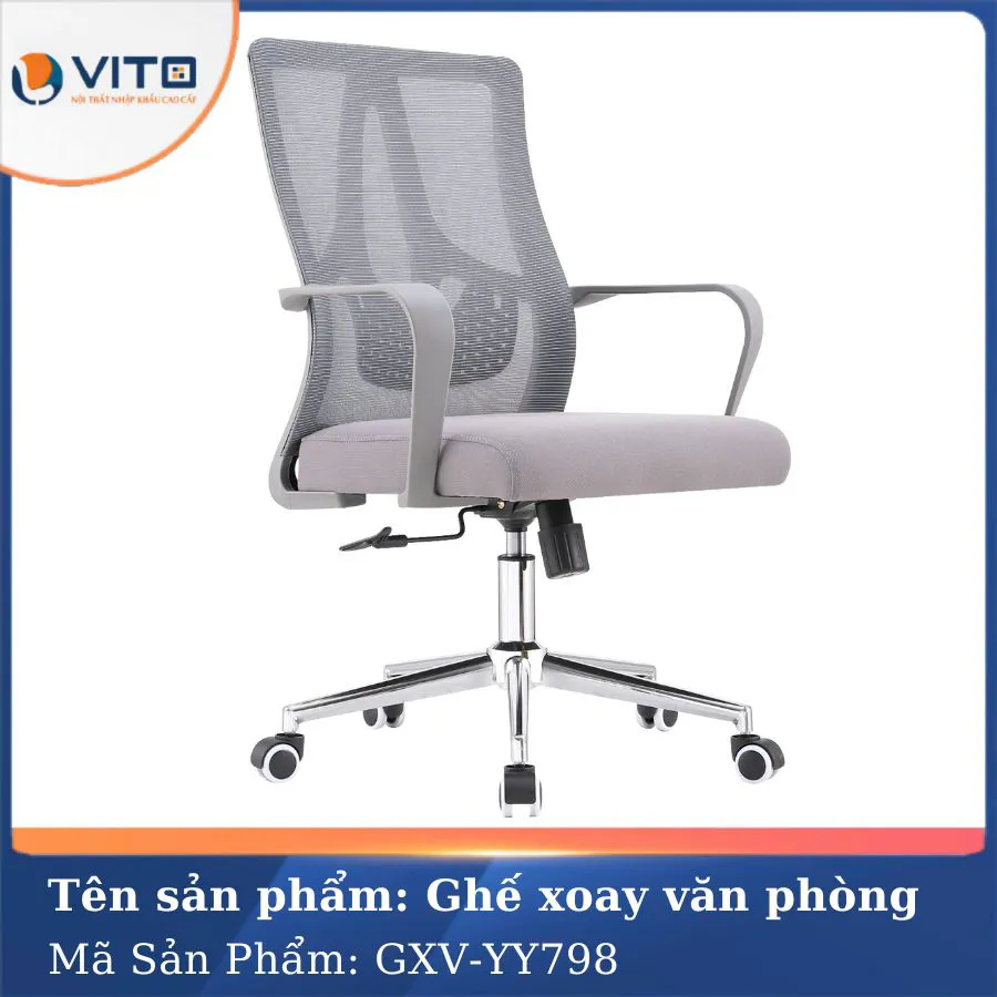 GHẾ XOAY VĂN PHÒNG GXV-YY798 2 Ghế xoay văn phòng GXV-YY798 - Ảnh 2