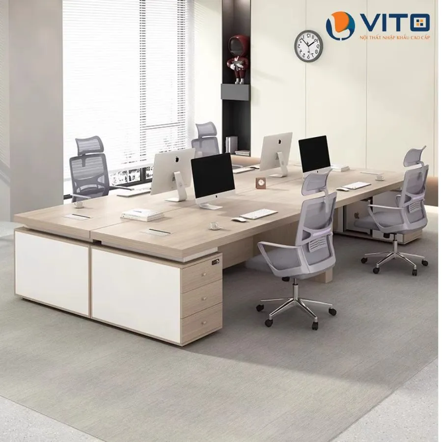 Module bàn làm việc 4 người MDV-TB04