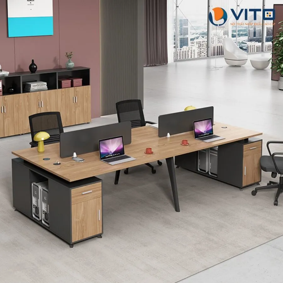 Module bàn làm việc 4 người MDV-TB05