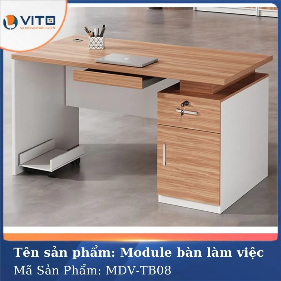 MODULE BÀN LÀM VIỆC 6 NGƯỜI MDV-TB08 3 Module bàn làm việc 6 người MDV-TB08 - Ảnh 3