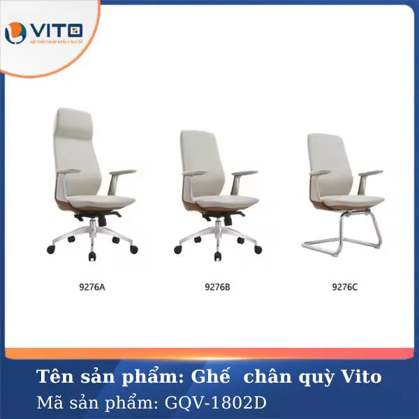 GHẾ CHÂN QUỲ VITO GCQ-1802D 6 Ghế chân quỳ Vito GCQ-1802D - Ảnh 6