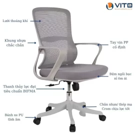 ghe xoay van phong b166 2 6 1