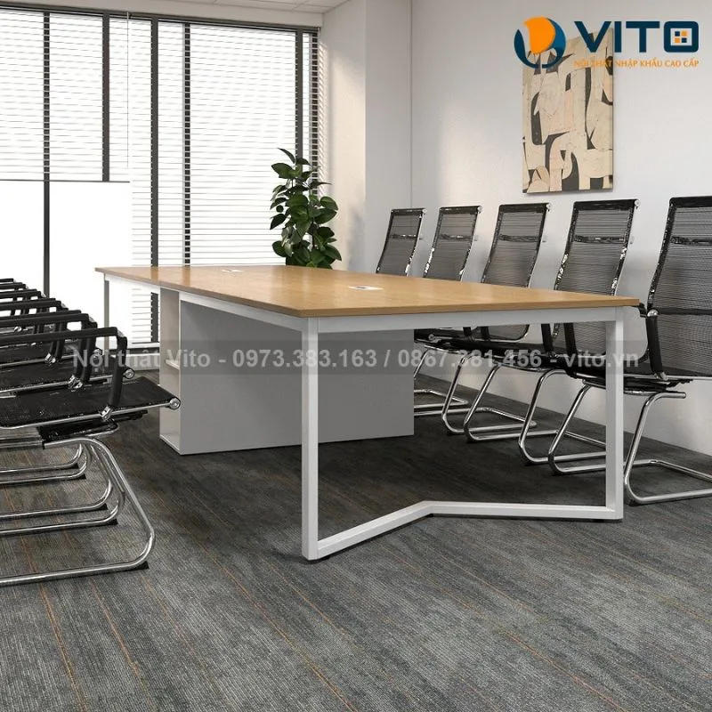 MODULE BÀN LÀM VIỆC CHÂN CHỮ M MDV-MH8T 6 Module bàn làm việc chân chữ M MDV-MH8T - Ảnh 6